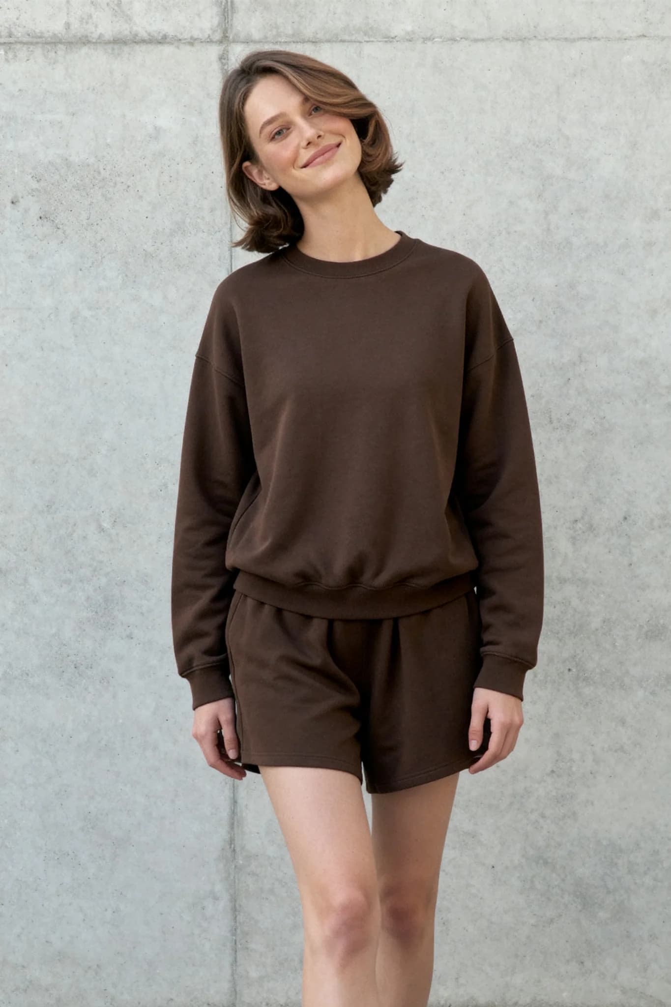 Standard Crewneck — on model